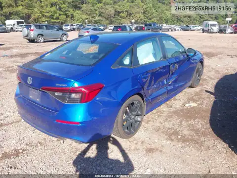 2HGFE2F5XRH519156 — 2024 Honda Civic, фото 5 с аукциона IAAI, Правый бок