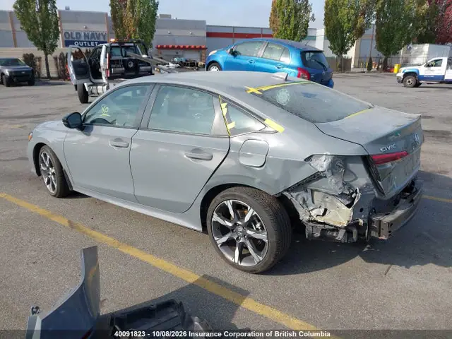 2HGFE4F80SH004811 — 2025 Honda Civic, фото 3 с аукциона IAAI 14.10.2026, Задняя часть