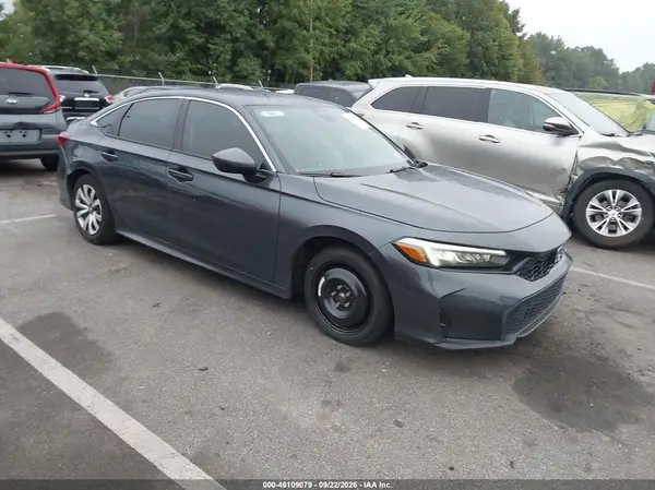 2HGFE2F23SH592591 — 2025 Honda Civic, Задняя часть слева (Left Rear), фото до ремонта