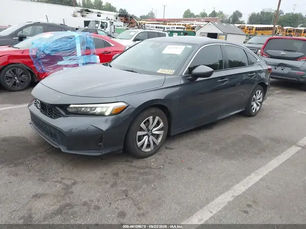 2HGFE2F23SH592591 — 2025 Honda Civic, фото 2 с аукциона IAAI, Задняя часть слева