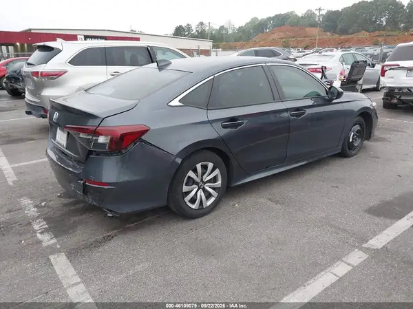 2HGFE2F23SH592591 — 2025 Honda Civic, фото 4 с аукциона IAAI, Задняя часть слева