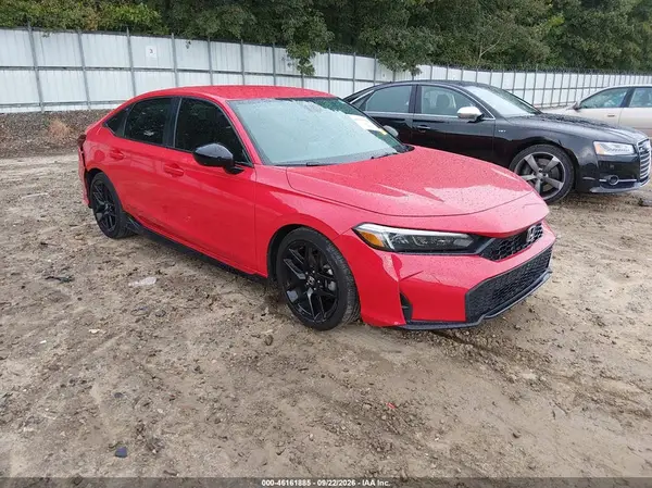 2HGFE2F56SH579408 — 2025 Honda Civic, Задняя часть (Rear), фото до ремонта