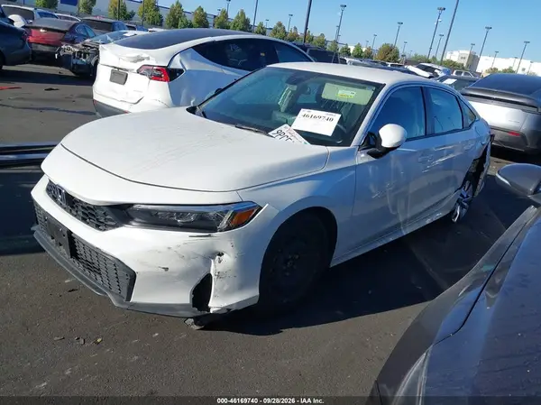 2HGFE2F27SH524763 — 2025 Honda Civic, фото 2 с аукциона IAAI, Левый и правый бока