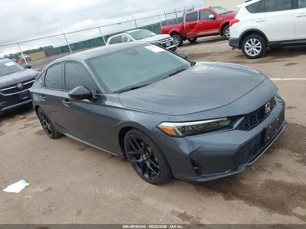 19XFL4H89SE004559 — 2025 Honda Civic, Град (Hail), фото до ремонта