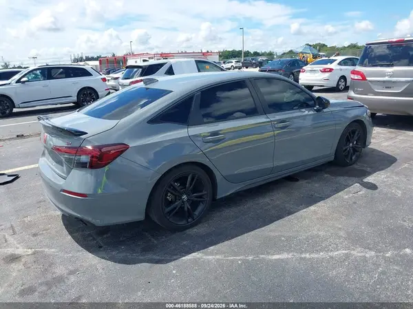 2HGFE1E57SH477496 — 2025 Honda Civic, фото 4 с аукциона IAAI, Передняя часть справа