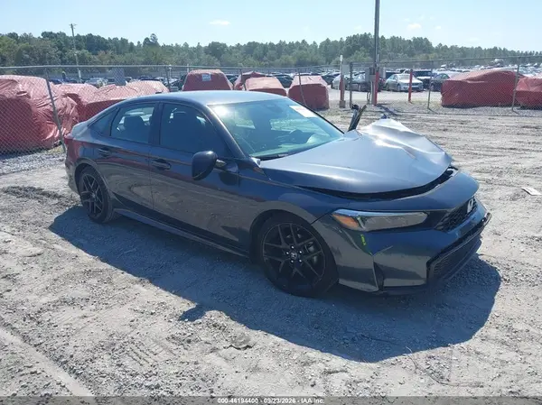 2HGFE2F55SH598712 — 2025 Honda Civic, Передняя часть слева (Left Front), фото до ремонта