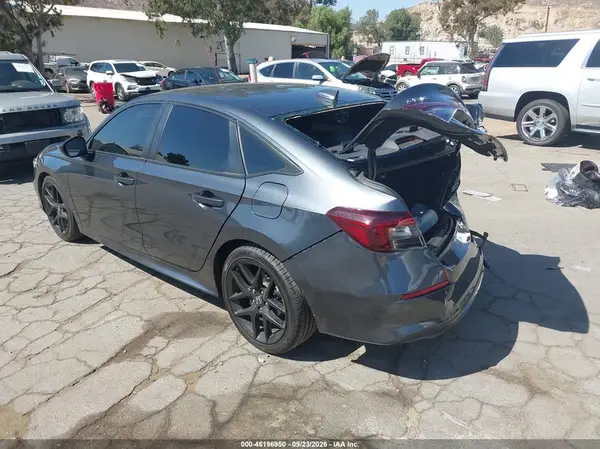 2HGFE2F50SH600561 — 2025 Honda Civic, фото 3 с аукциона IAAI, Задняя часть
