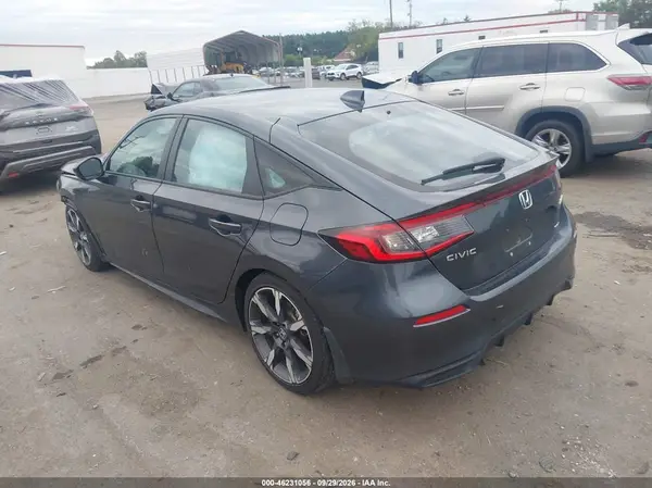 19XFL4H95SE003319 — 2025 Honda Civic, фото 3 с аукциона IAAI, Передняя часть