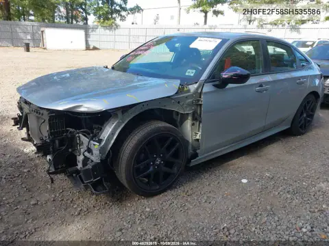 2025 Honda Civic Sport VIN 2HGFE2F58SH535586 фото 3