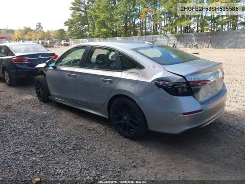 2025 Honda Civic Sport VIN 2HGFE2F58SH535586 фото 4
