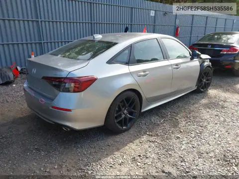 2025 Honda Civic Sport VIN 2HGFE2F58SH535586 фото 5
