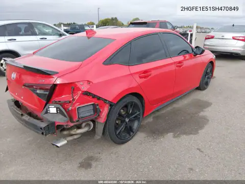2HGFE1E51SH470849 — 2025 Honda Civic, фото 5 с аукциона IAAI, Левый бок