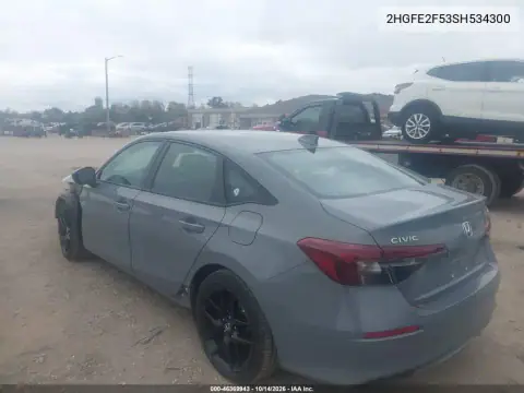 2HGFE2F53SH534300 — 2025 Honda Civic, фото 4 с аукциона IAAI, Передняя часть
