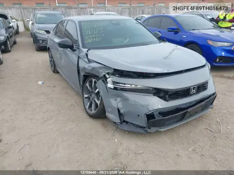 2HGFE4F89TH016473 — 2026 Honda Civic, Передняя часть, фото до ремонта