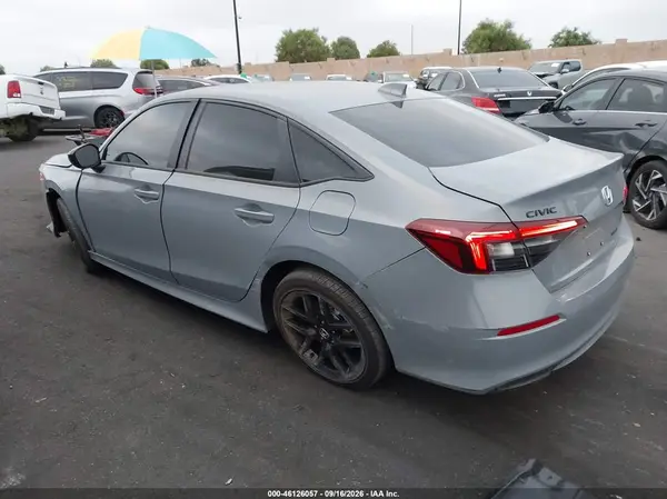 2HGFE4F81TH346477 — 2026 Honda Civic, фото 3 с аукциона IAAI, Левый бок