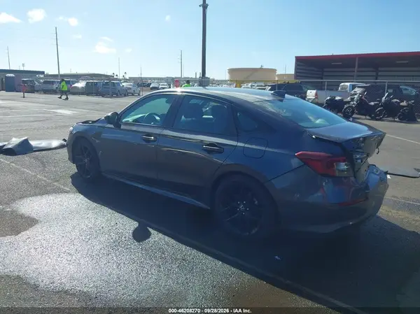 2HGFE2F53TH552684 — 2026 Honda Civic, фото 3 с аукциона IAAI, Задняя часть справа