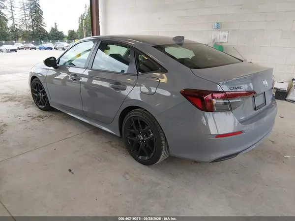 2HGFE2F59TH563821 — 2026 Honda Civic, фото 3 с аукциона IAAI, Передняя часть справа