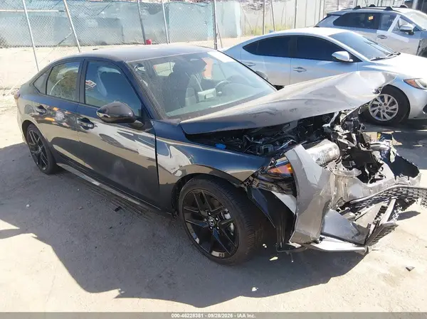 2HGFE2F5XTH553606 — 2026 Honda Civic, Передняя часть (Front End), фото до ремонта
