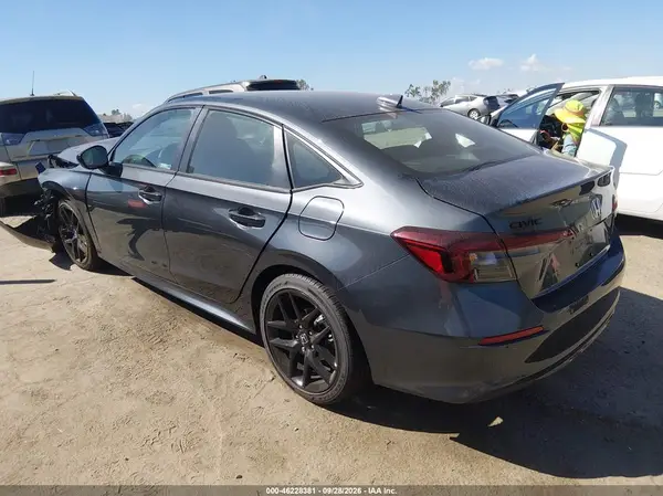 2HGFE2F5XTH553606 — 2026 Honda Civic, фото 3 с аукциона IAAI, Передняя часть