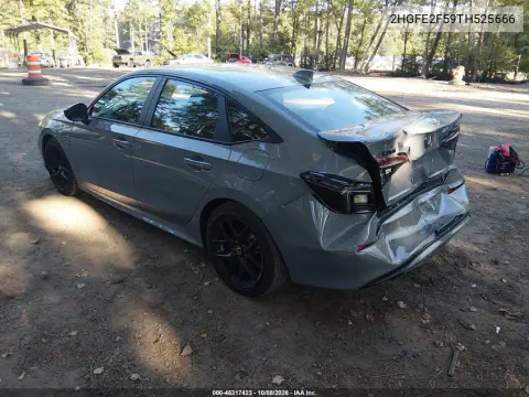 2026 Honda Civic Sport VIN 2HGFE2F59TH525666 фото 4