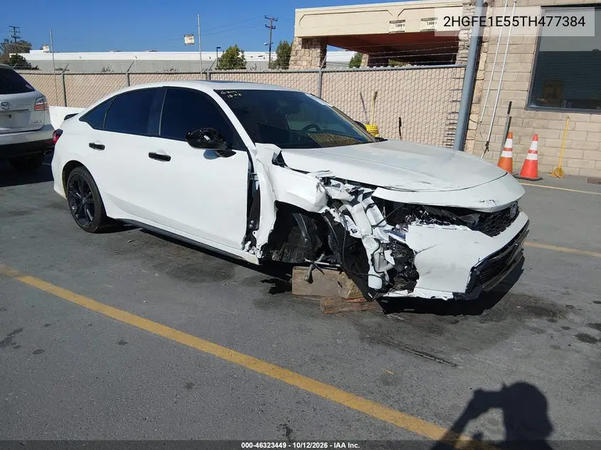 2026 Honda Civic Si Sedan VIN 2HGFE1E55TH477384 фото 2
