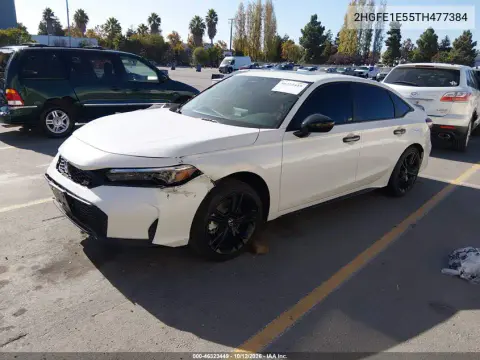 2026 Honda Civic Si Sedan VIN 2HGFE1E55TH477384 фото 3