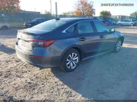 2HGFE2F2XTH590290 — 2026 Honda Civic, фото 5 с аукциона IAAI, Передняя часть справа