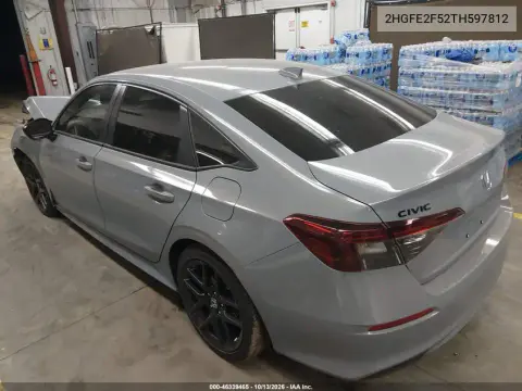 2026 Honda Civic Sport VIN 2HGFE2F52TH597812 фото 3