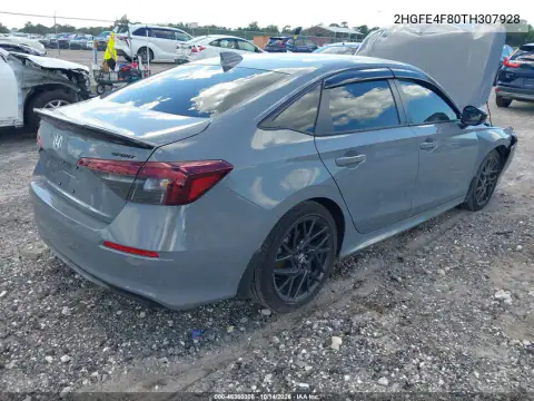 2HGFE4F80TH307928 — 2026 Honda Civic, фото 5 с аукциона IAAI, Передняя часть