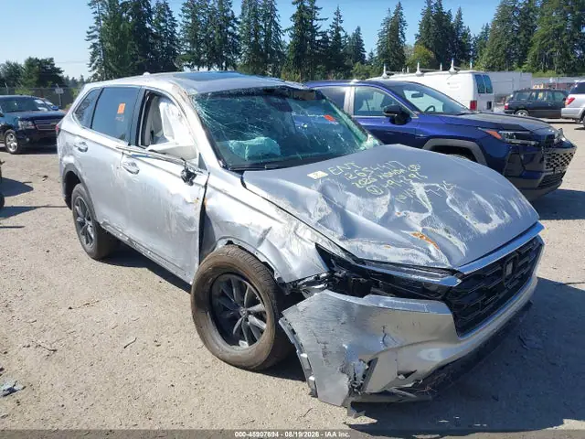 2HKRS4H76TH494396 Honda CR-V EX-L AWD 2026 — повреждение Биологическая или химическая опасность, фото до ремонта