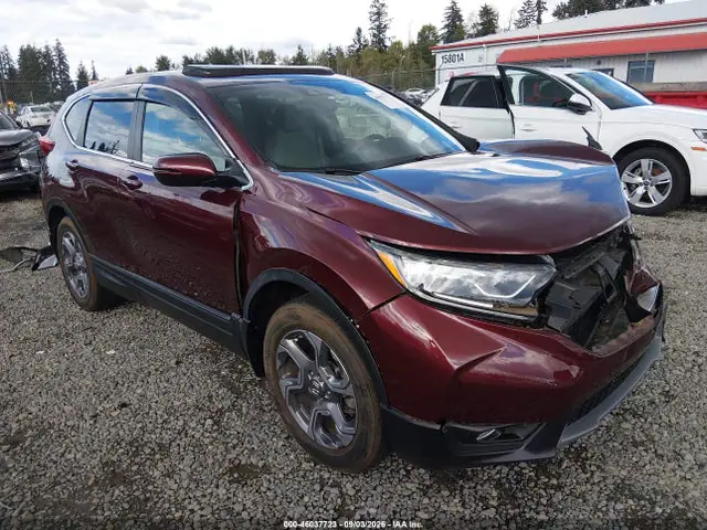 2HKRW2H87HH672180 — 2017 Honda CR-V EX-L/EX-L Navi, Передняя часть (Front End), фото до ремонта