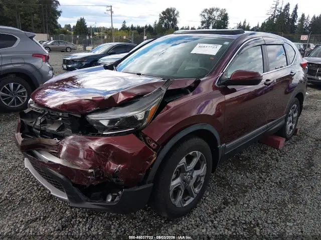 2HKRW2H87HH672180 — 2017 Honda CR-V EX-L/EX-L Navi, фото 2 с аукциона IAAI 14.10.2026, Передняя часть