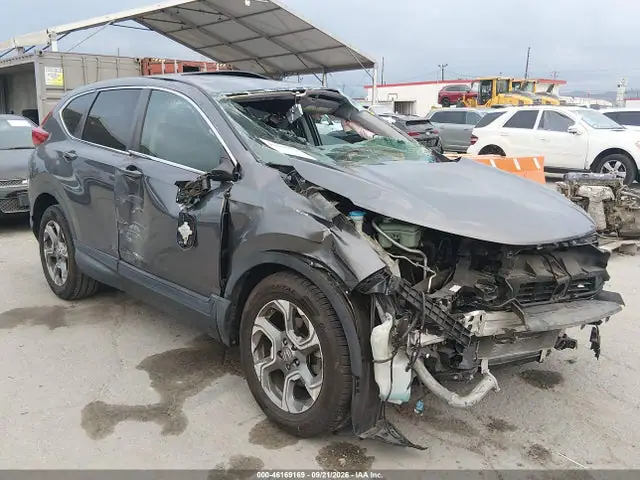 2HKRW1H8XJH509605 — 2018 Honda CR-V EX-L/EX-L Navi, Опрокидывание (Rollover), фото до ремонта