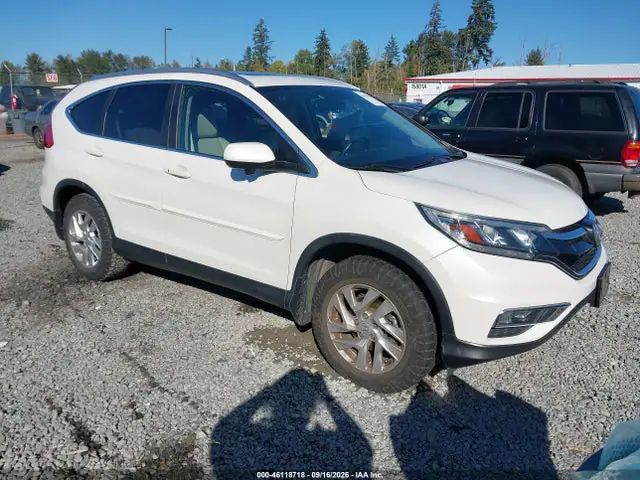 5J6RM4H74FL004901 — 2015 Honda CR-V EX-L, Задняя часть (Rear), фото до ремонта