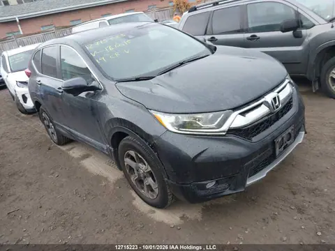 2HKRW2H83KH126015 — 2019 Honda CR-V EX-L, Град (Hail), фото до ремонта