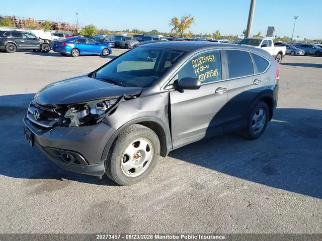 2HKRM4H58EH129505 — 2014 Honda CR-V EX, фото 2 с аукциона IAAI 29.09.2026, Передняя часть слева