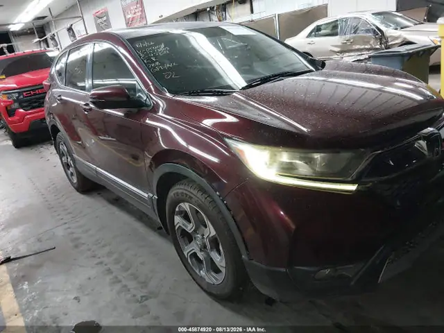 7FARW1H54JE017208 — 2018 Honda CR-V EX, Передняя часть (Front End), фото до ремонта