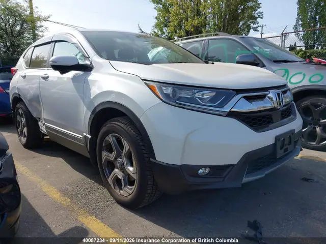 2HKRW2H83KH152291 Honda CR-V EXL 2019 — повреждение Задняя часть справа, фото до ремонта