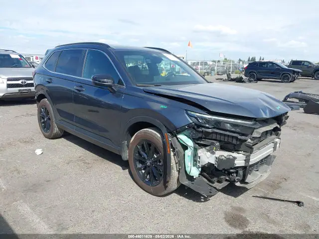 7FARS6H8XSE068281 — 2025 Honda CR-V Hybrid Sport-L, Задняя часть (Rear), фото до ремонта