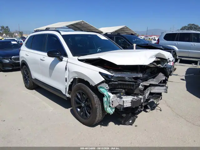 7FARS5H81SE001644 — 2025 Honda CR-V Hybrid Sport-L, Передняя часть (Front End), фото до ремонта