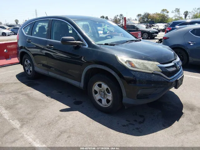 2015 Honda CR-V LX VIN 3CZRM3H37FG709311 фото 1
