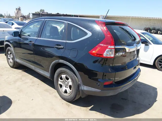 5J6RM4H34FL083306 — 2015 Honda CR-V LX, фото 3 с аукциона IAAI 30.09.2026, Передняя часть