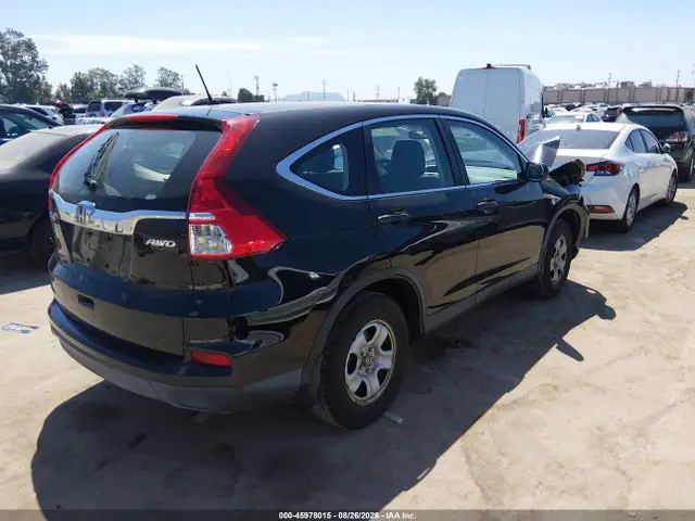 5J6RM4H34FL083306 — 2015 Honda CR-V LX, фото 4 с аукциона IAAI 30.09.2026, Передняя часть