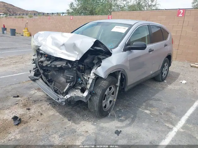 3CZRM3H38GG702644 — 2016 Honda CR-V LX, фото 2 с аукциона IAAI 30.09.2026, Передняя часть