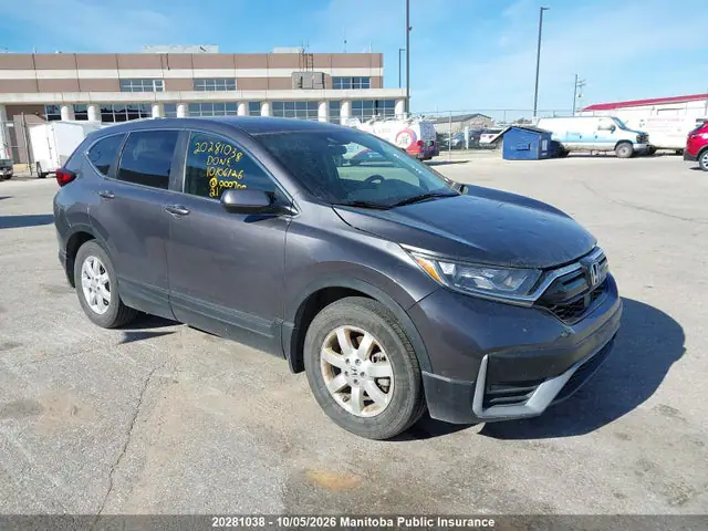 2HKRW1H20MH000770 — 2021 Honda CR-V LX, Передняя часть (Front), фото до ремонта