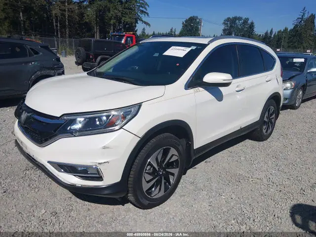 5J6RM4H99FL116370 — 2015 Honda CR-V Touring, фото 2 с аукциона IAAI 30.09.2026, Передняя часть