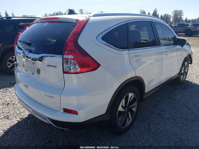 5J6RM4H99FL116370 — 2015 Honda CR-V Touring, фото 4 с аукциона IAAI 30.09.2026, Передняя часть