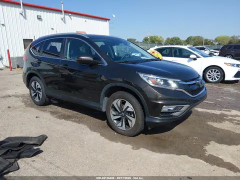 5J6RM3H95FL025932 — 2015 Honda CR-V Touring, Задняя часть (Rear), фото до ремонта
