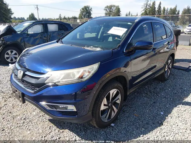 5J6RM4H90GL050017 — 2016 Honda CR-V Touring, фото 2 с аукциона IAAI 14.10.2026, Повреждение штормом