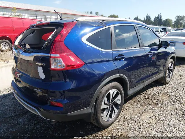 5J6RM4H90GL050017 — 2016 Honda CR-V Touring, фото 4 с аукциона IAAI 14.10.2026, Повреждение штормом